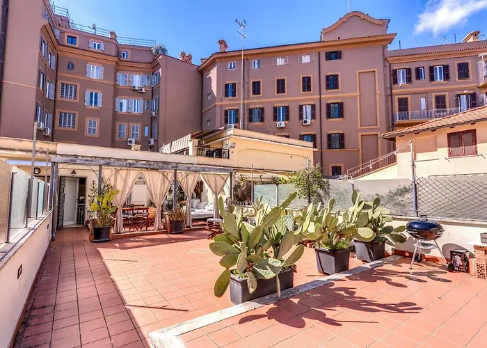 Cozy Flat In Vatican Area With Private Terrace Apartamento Roma
